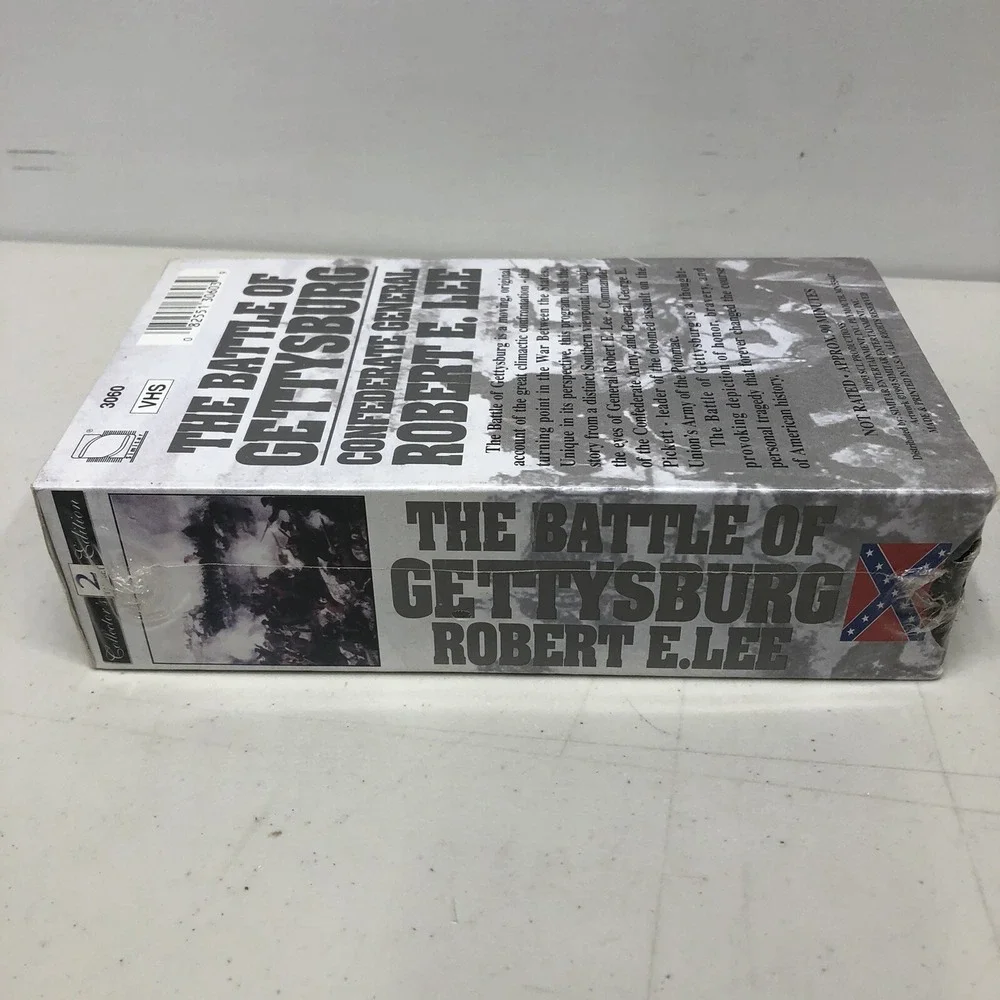 The Battle of Gettysburg: Confederate General Robert E. Lee (2-VHS, 1993) New‎